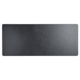 Classic Black Leather Keyboard/Mouse Desk Pad, 30 x 12.5